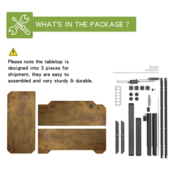 Radlove Adjustable Electric Standing Desk for Home Office