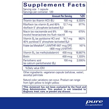 Pure Encapsulations B-Complex Plus for Energy & Health