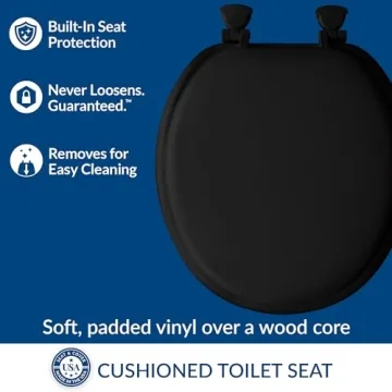 Mayfair Padded Toilet Seat for Ultimate Comfort and Style