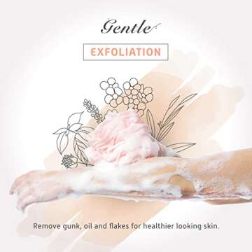 Spongentle Premium Deep Cleansing Loofah Sponge for Radiant Skin, Pack of 4, Bath and Shower, Exfoli...