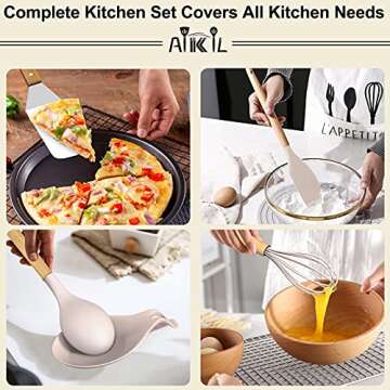 39PCS Silicone Cooking Utensils Set for Easy Cooking