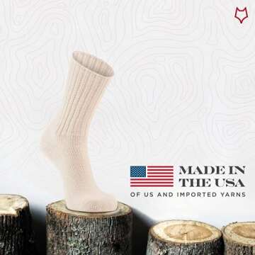 Fox River Classic Wool Crew Sock, Everyday Sock, Easy Care, Shock Absorbing, Comfortable for Outdoor...