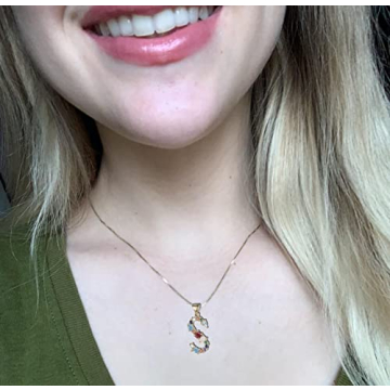 Eben-Ezer 18K Gold Choker Necklace with Multi-Color Zircon