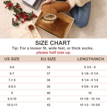 Litfun Winter Suede Mini Boots - Warm Fuzzy Comfort