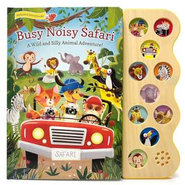 Busy Noisy Safari: Interactive Children's Sound Book (10 Button Early Bird Sound Book)