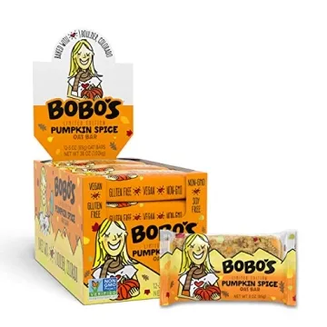 Gluten-Free Vegan Pumpkin Spice Oat Bars 12 Pack