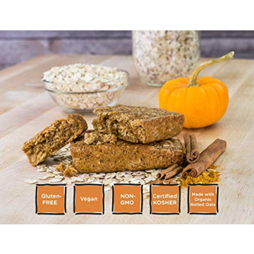Gluten-Free Vegan Pumpkin Spice Oat Bars 12 Pack