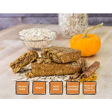 Gluten-Free Vegan Pumpkin Spice Oat Bars 12 Pack