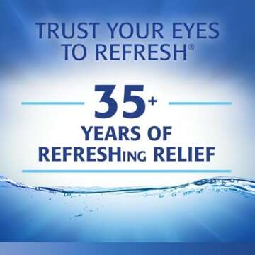 Refresh Optive Lubricant Eye Drops, Preservative-Free, 0.01 Fl Oz Single-Use Containers, 60 Count