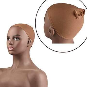 Smilco 30 Pieces Wig Caps, Wig Caps for Women Lace Front Wig Stocking Caps for Wigs(2 colors-30pcs)…