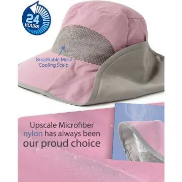 Waterproof UPF 50+ Sun Hats for Hiking & Fishing