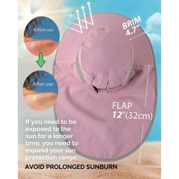 Waterproof UPF 50+ Sun Hats for Hiking & Fishing