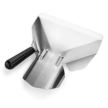 Stainless Steel French Fry Bagger with Cool Handle Design