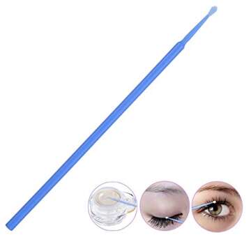 500 Pcs Micro Applicator Brush, Micro Swabs, Disposable Eye Lashes Mascara Wands for Eyelash Extension Tbestmax