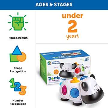 Dottie the Fine Motor Cow - Perfect Preschool Learning Toy