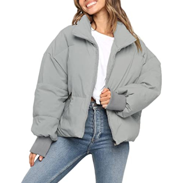 ZESICA Women's Stylish Winter Puffer Jacket - Warm, Cozy & Fashionable