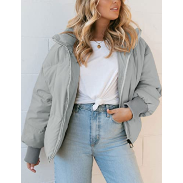ZESICA Women's Winter Puffer Jacket - Warm & Stylish Outerwear