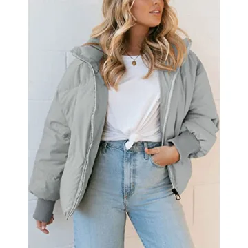 ZESICA Women's Winter Puffer Jacket - Warm & Stylish Outerwear