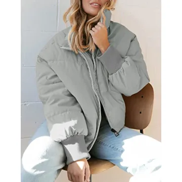 ZESICA Women's Winter Puffer Jacket - Warm & Stylish Outerwear