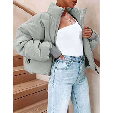 ZESICA Women's Winter Puffer Jacket - Warm & Stylish Outerwear