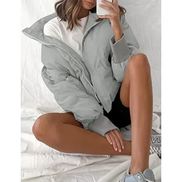 ZESICA Women's Winter Puffer Jacket - Warm & Stylish Outerwear