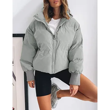 ZESICA Women's Winter Puffer Jacket - Warm & Stylish Outerwear