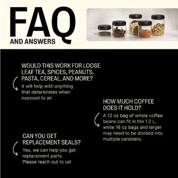 Fellow Atmos Vacuum Coffee Canister for Perfect Freshness