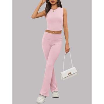 XIEERDUO Lounge Sets For Women 2024 Two Piece Outfits for Women Matching Sets for Women Summer Fold ...