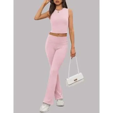 XIEERDUO Lounge Sets For Women 2024 Two Piece Outfits for Women Matching Sets for Women Summer Fold ...