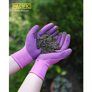 PACIFIC Gardening Gloves - 3 Pairs for Women, Durable & Flexible