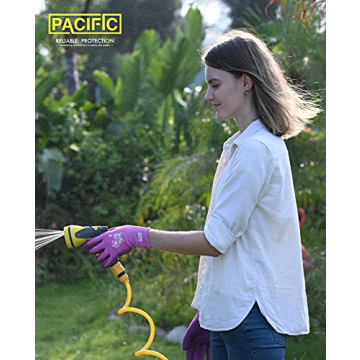 PACIFIC Gardening Gloves - 3 Pairs for Women, Durable & Flexible