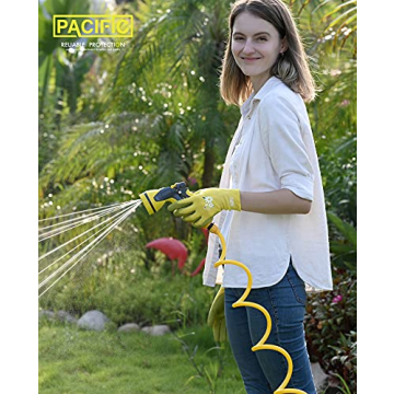 PACIFIC Gardening Gloves - 3 Pairs for Women, Durable & Flexible