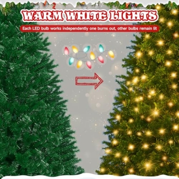 Buy 6FT Pre-Lit LEVELEVE Christmas Tree for Home Decor