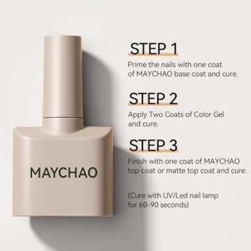 MAYCHAO 15ML Jelly Moss Green Gel Nail Polish 1Pc Transparent Forest Jade Green Gel Polish Soak Off UV LED Translucent Nail Polish Nail Art Starter Manicure Salon DIY at Home, 0.5 OZ