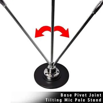 Pyle Retro Microphone - Vintage Style, Adjustable Stand, Great Sound