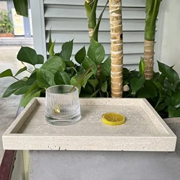 StonePlus Marble Decorative Tray for Stylish Organizing