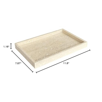 StonePlus Marble Decorative Tray for Stylish Organizing