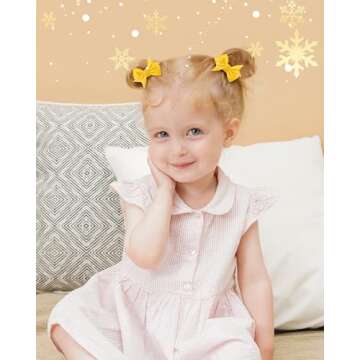 Buy Velvet Baby Hair Clips | 30PCS Christmas Mini Bows