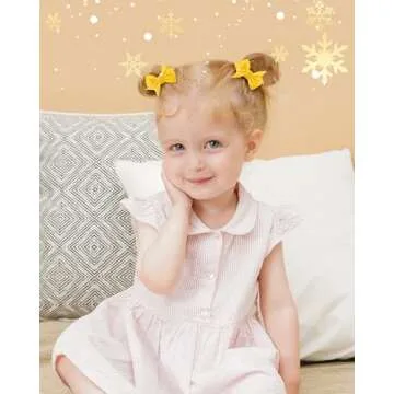 Buy Velvet Baby Hair Clips | 30PCS Christmas Mini Bows