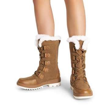 DREAM PAIRS Warm Snow Boots for Women - Lace Up & Water Resistant