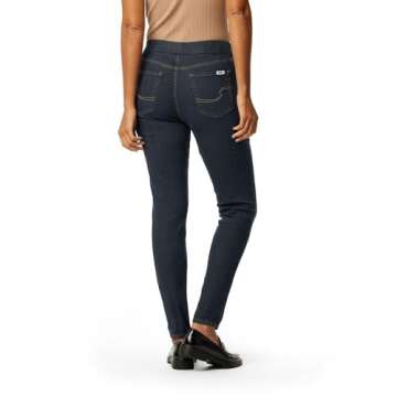 Levi Strauss Signature Gold Women's Totally Shaping Pull-on Skinny Jeans (Available in Plus Size), Stormy Sky, 12 Medium