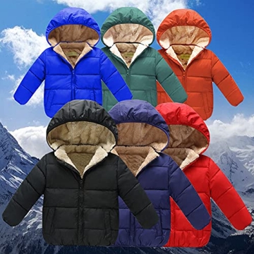 Warm Fleece Toddler Jackets for Girls and Boys