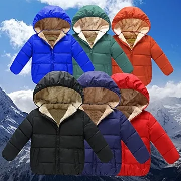 Warm Fleece Toddler Jackets for Girls and Boys