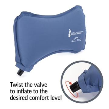 OPTP Self-Inflating AirBack Lumbar Support for Travel Comfort
