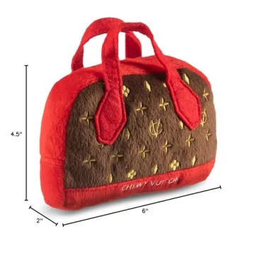 Dog Diggin Designs Runway Pup Collection | Unique Squeaky Parody Plush Dog Toys – Haute Couture Purses & Handbags