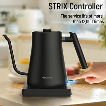 Fabuletta Gooseneck Kettle 1500W Fast Boiling & Safe