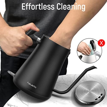 Fabuletta Gooseneck Kettle 1500W Fast Boiling & Safe