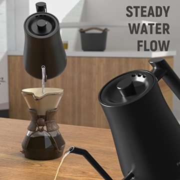 Fabuletta Gooseneck Kettle 1500W Fast Boiling & Safe