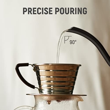 Fabuletta Gooseneck Kettle 1500W Fast Boiling & Safe