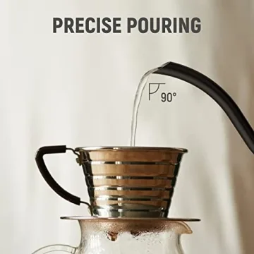 Fabuletta Gooseneck Kettle 1500W Fast Boiling & Safe